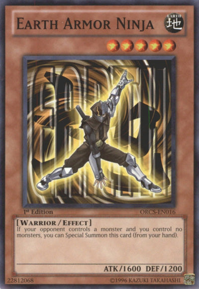 Earth Armor Ninja [ORCS-EN016] Common Yu-Gi-Oh!