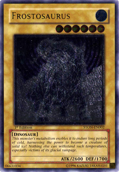 Frostosaurus [STON-EN002] Ultimate Rare Yu-Gi-Oh!