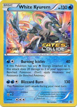 White Kyurem (XY128) (Staff) [XY: Black Star Promos] Pokémon