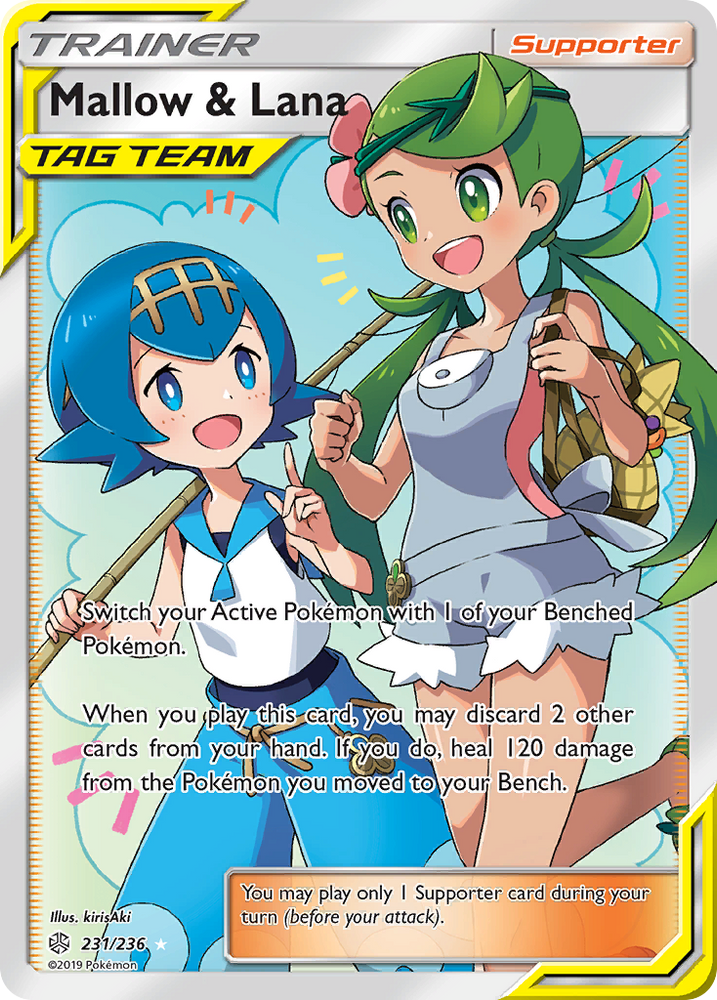 Mallow & Lana (231/236) [Sun & Moon: Cosmic Eclipse] Pokémon