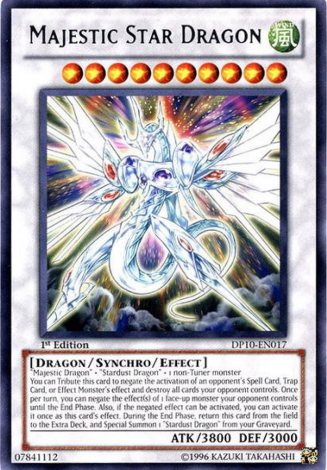 Majestic Star Dragon [DP10-EN017] Rare Yu-Gi-Oh!
