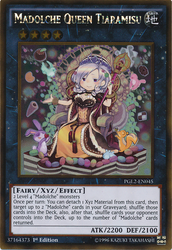 Madolche Queen Tiaramisu [PGL2-EN045] Gold Rare