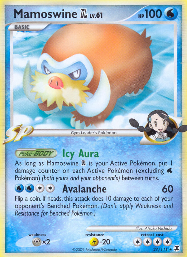 Mamoswine GL (27/111) [Platinum: Rising Rivals] Pokémon