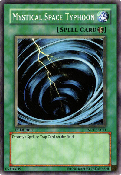 Mystical Space Typhoon [SD1-EN011] Common Yu-Gi-Oh!