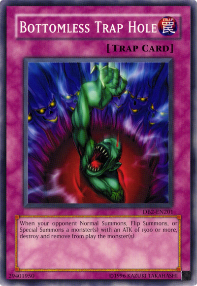 Bottomless Trap Hole [DB2-EN201] Common Yu-Gi-Oh!