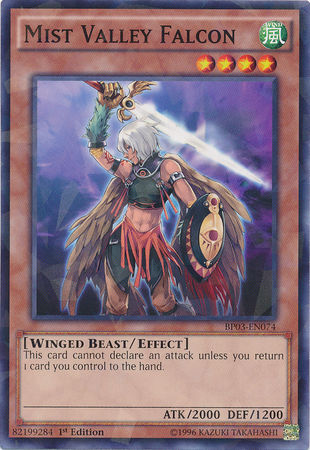 Mist Valley Falcon [BP03-EN074] Shatterfoil Rare Yu-Gi-Oh!