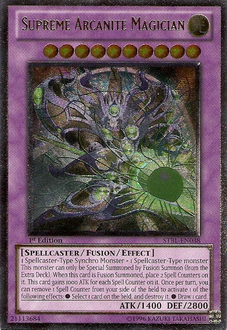 Supreme Arcanite Magician [STBL-EN038] Ultimate Rare Yu-Gi-Oh!