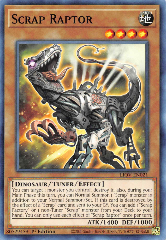 Scrap Raptor [LIOV-EN021] Common Yu-Gi-Oh!