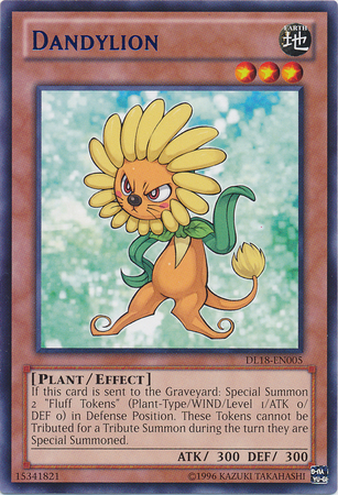 Dandylion (Blue) [DL18-EN005] Rare Yu-Gi-Oh!