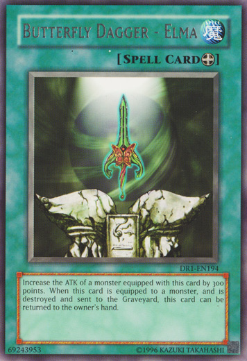 Butterfly Dagger - Elma [DR1-EN194] Rare Yu-Gi-Oh!