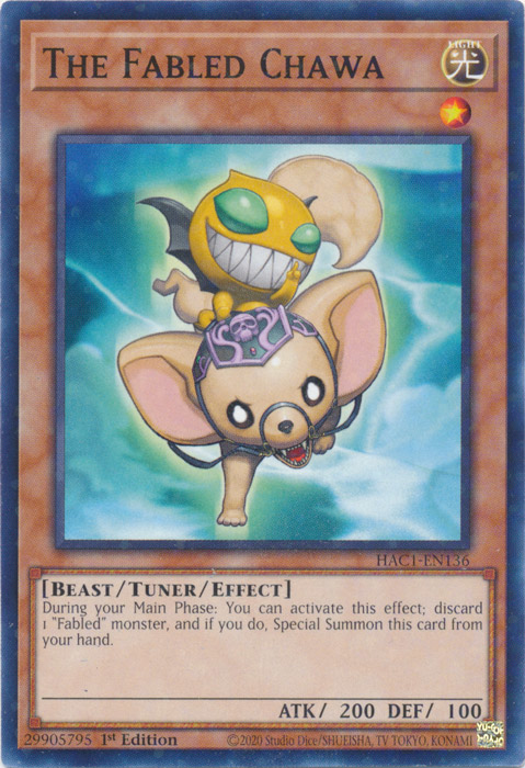 The Fabled Chawa (Duel Terminal) [HAC1-EN136] Common Yu-Gi-Oh!