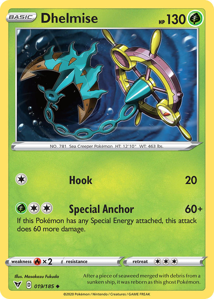 Dhelmise (019/185) [Sword & Shield: Vivid Voltage] Pokémon
