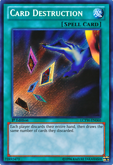 Card Destruction [LCYW-EN060] Secret Rare Yu-Gi-Oh!