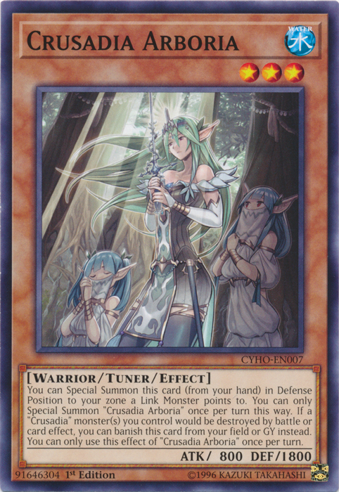 Crusadia Arboria [CYHO-EN007] Common Yu-Gi-Oh!