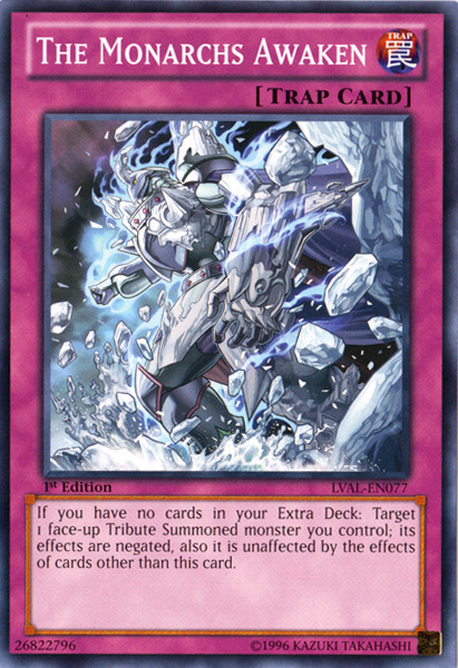 The Monarchs Awaken [LVAL-EN077] Common Yu-Gi-Oh!
