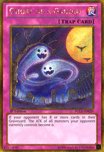 Ghost of a Grudge [PGLD-EN029] Gold Secret Rare Yu-Gi-Oh!