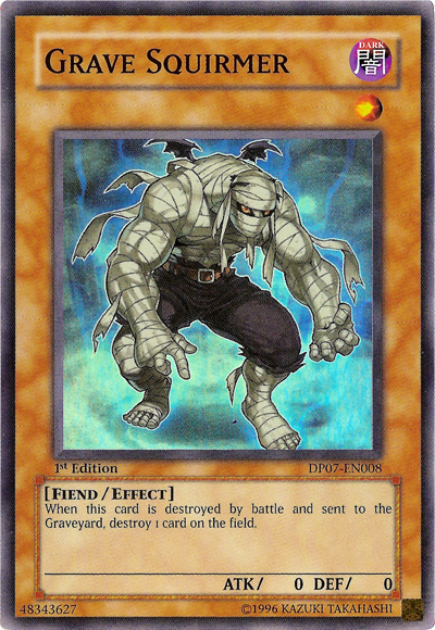 Grave Squirmer [DP07-EN008] Super Rare Yu-Gi-Oh!