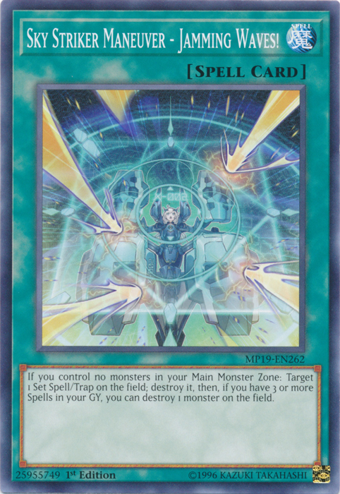 Sky Striker Maneuver - Jamming Waves! [MP19-EN262] Common Yu-Gi-Oh!