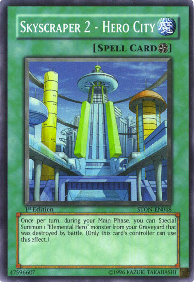 Skyscraper 2 - Hero City [STON-EN048] Super Rare Yu-Gi-Oh!