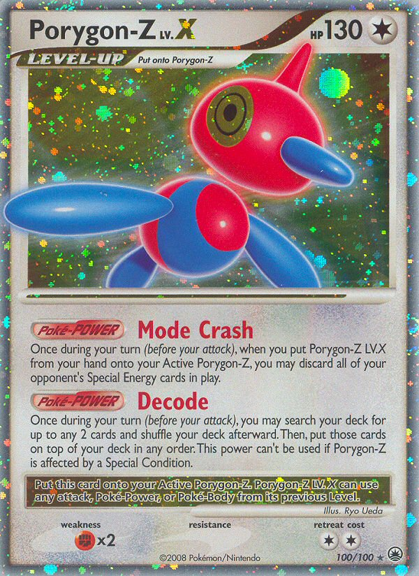Porygon-Z LV.X (100/100) [Diamond & Pearl: Majestic Dawn] Pokémon
