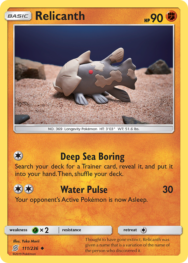 Relicanth (111/236) [Sun & Moon: Unified Minds] Pokémon