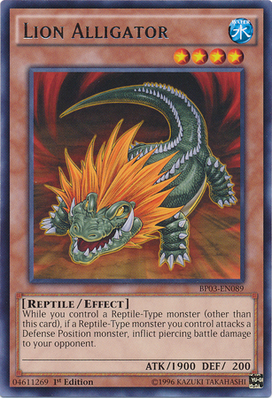 Lion Alligator [BP03-EN089] Rare Yu-Gi-Oh!