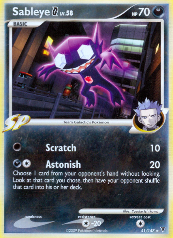Sableye G (41/147) [Platinum: Supreme Victors] Pokémon