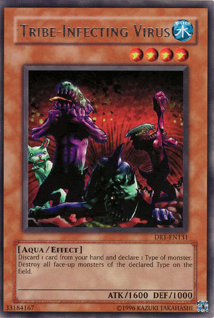 Tribe-Infecting Virus [DR1-EN131] Rare Yu-Gi-Oh!