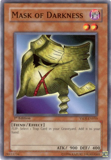Mask of Darkness [YSDJ-EN010] Common Yu-Gi-Oh!