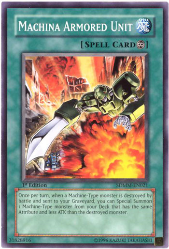Machina Armored Unit [SDMM-EN021] Common Yu-Gi-Oh!