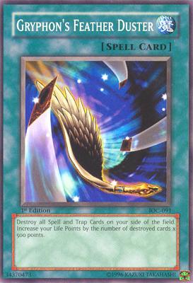 Gryphon's Feather Duster [IOC-091] Common Yu-Gi-Oh!