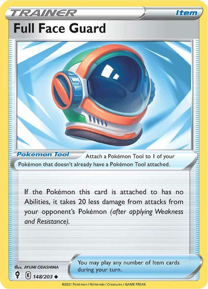 Full Face Guard (148/203) [Sword & Shield: Evolving Skies] Pokémon