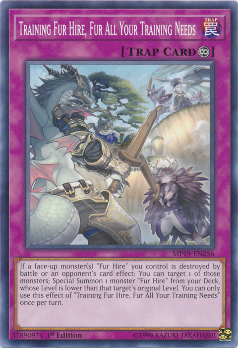 Training Fur Hire, Fur All Your Training Needs [MP19-EN256] Common Yu-Gi-Oh!