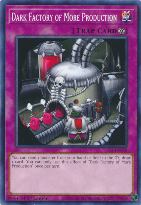 Dark Factory of More Production [SDSA-EN040] Common Yu-Gi-Oh!