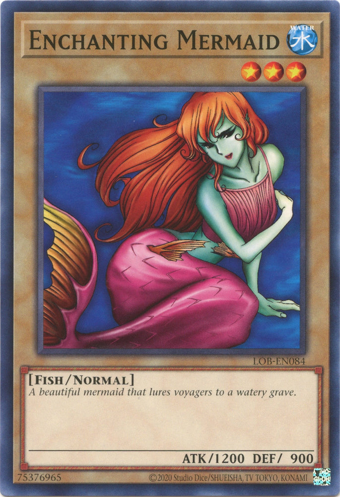 Enchanting Mermaid (25th Anniversary) [LOB-EN084] Common Yu-Gi-Oh!