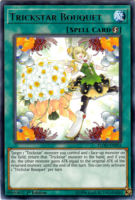 Trickstar Bouquet [FLOD-EN055] Rare Yu-Gi-Oh!