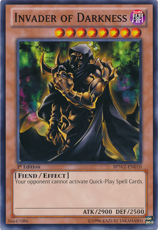 Invader of Darkness [BPW2-EN010] Common Yu-Gi-Oh!