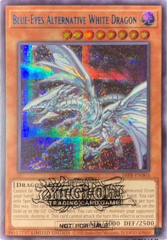 Blue-Eyes Alternative White Dragon [SBPR-EN003] Secret Rare Yu-Gi-Oh!