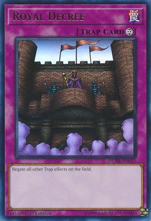 Royal Decree [DUDE-EN051] Ultra Rare Yu-Gi-Oh!