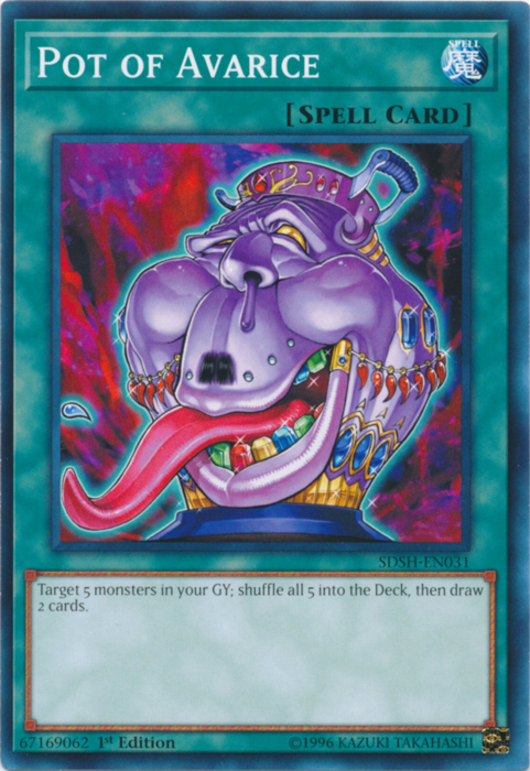 Pot of Avarice [SDSH-EN031] Common Yu-Gi-Oh!