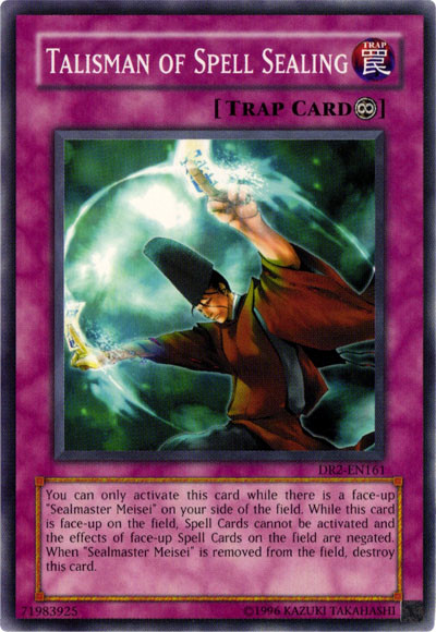 Talisman of Spell Sealing [DR2-EN161] Common Yu-Gi-Oh!