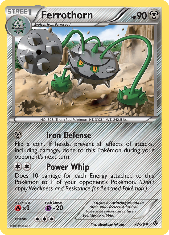Ferrothorn (73/98) [Black & White: Emerging Powers] Pokémon