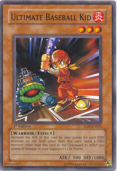 Ultimate Baseball Kid [SOD-EN021] Common Yu-Gi-Oh!