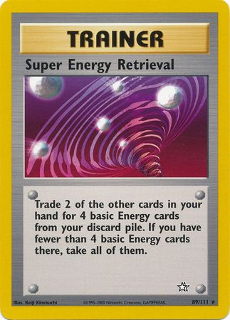 Super Energy Retrieval (89/111) [Neo Genesis Unlimited] Pokémon