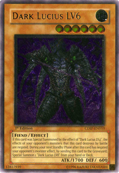 Dark Lucius LV6 [CDIP-EN010] Ultimate Rare Yu-Gi-Oh!