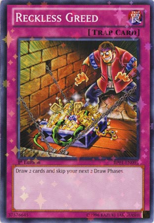 Reckless Greed [BP01-EN095] Starfoil Rare Yu-Gi-Oh!