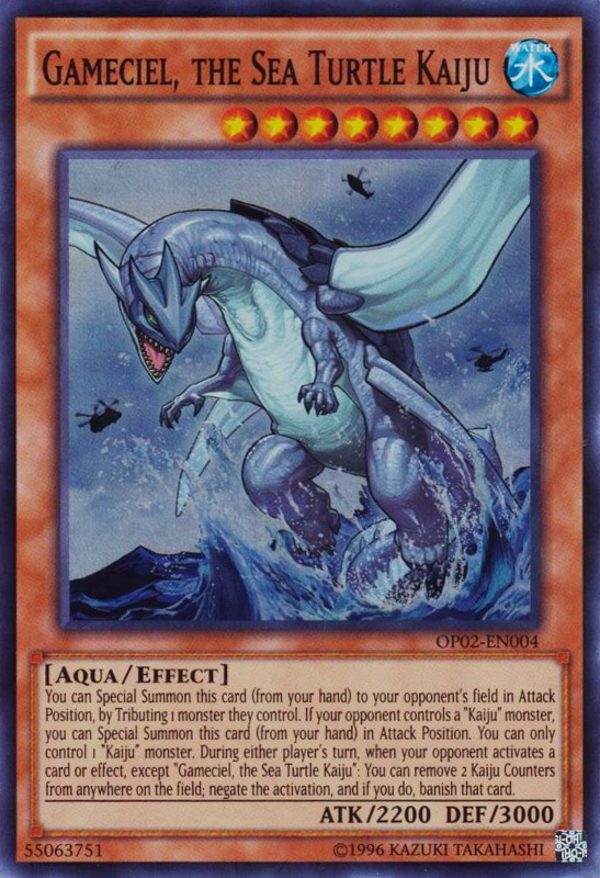 Gameciel, the Sea Turtle Kaiju [OP02-EN004] Super Rare Yu-Gi-Oh!
