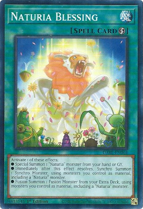 Naturia Blessing [DABL-EN064] Common Yu-Gi-Oh!