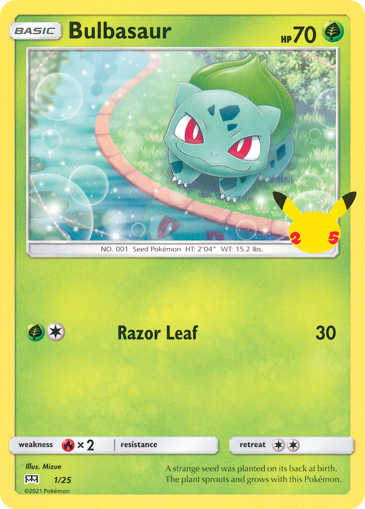 Bulbasaur (1/25) [McDonald's 25th Anniversary] Pokémon