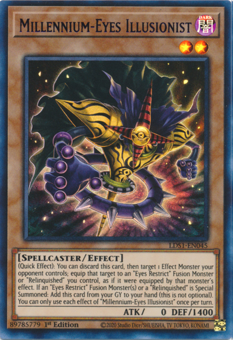 Millennium-Eyes Illusionist (Purple) [LDS1-EN045] Ultra Rare Yu-Gi-Oh!